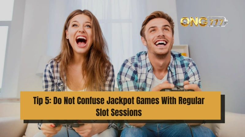 Jackpot slots differ from regular slots